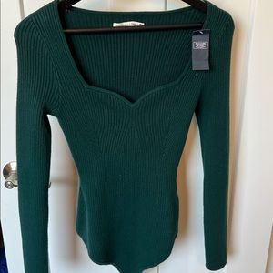 Abercrombie & Fitch Medium Dark Green Bodysuit